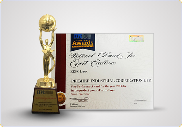 EEPC India National Award Winner 2014–2015