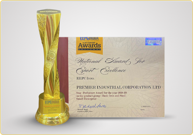 EEPC India National Award Winner 2018–2019